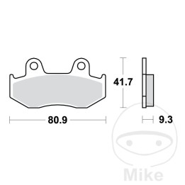 pastiglie freno sinterizzate scooter altn: 7323017