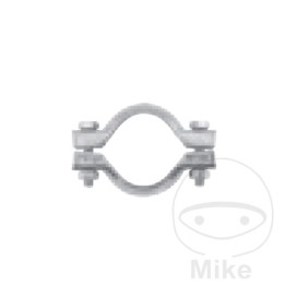 abrazadera de escape con tornillo