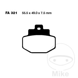 plaquettes de frein en carbone scooter altn: 7871593