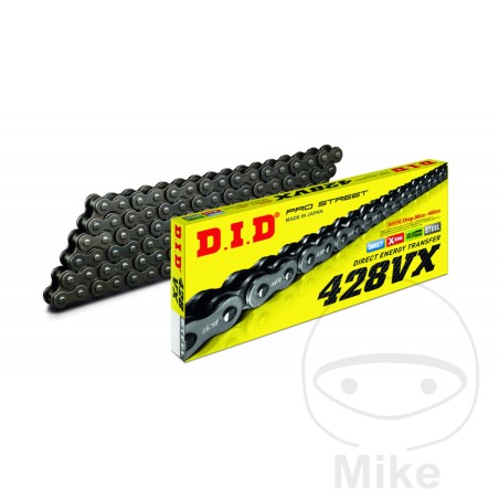 corrente aberta com fecho de clipe x-ring 428vx/108