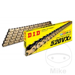 cadena de moto cerrada x-ring g&b 520vx3/108