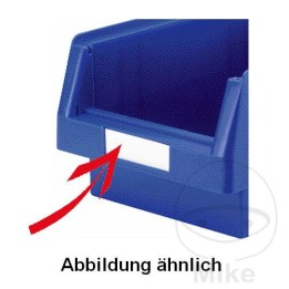 pack 24 etiquetaa para caja de almacenaje 83 x 27 mm