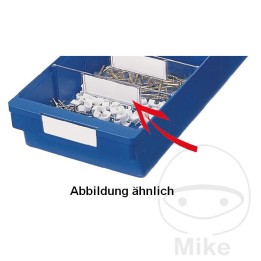pack 10 etiquetas para caja de almacenaje 152 mm