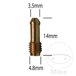 porlasztó alapjárati fúvóka 45