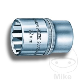 hylsnyckel dubbelsexkantig 1/2 21 mm 38 mm
