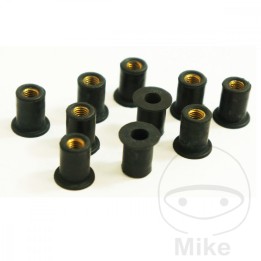 joc de 10 femelles de goma m5x0.8 14 mm