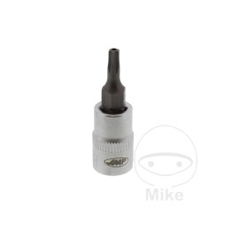 punta de destornillador torx con agujero 1/4 th15