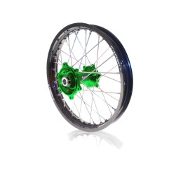 complete rear wheel for motorcycle race mx 19x1,85
