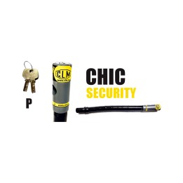 protikrádežový zámek na řídítka chic security plana