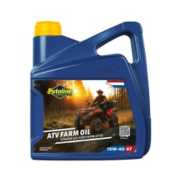 aceite de motor para quads atv farm oil 15w-40 4l