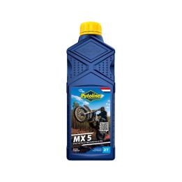 aceite de motor sintetico para moto mezcla 2t mx 5 1l