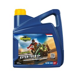 synthetisches motoröl für motorräder ester tech syntec 4 10w-40 4l
