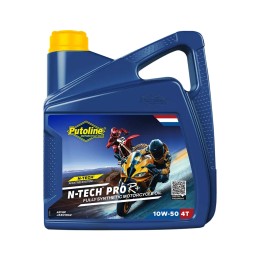 aceite de motor sintetico para moto n-tech pro r 10w-50 4l