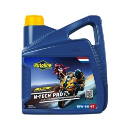 aceite de motor sintetico para moto n-tech pro r 15w-50 4l