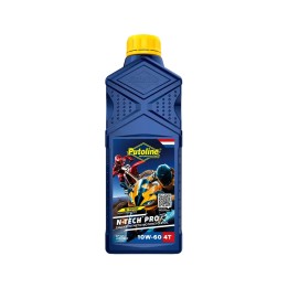 aceite de motor sintetico para moto n-tech pro r 10w-60 1l
