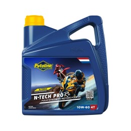 aceite de motor sintetico para moto n-tech pro r 10w-60 4l
