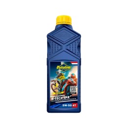 aceite de motor sintetico para moto n-tech spr 5w-50 1l