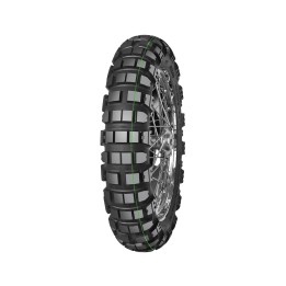 cubierta neumático moto end trail-rally pro 140/80 b 18 70r tt m+s super light green