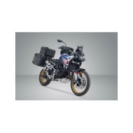 set zijkoffers met kofferbak en bevestigingsmateriaal. dusc l adventure topcase