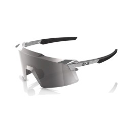 óculos desportivos para ciclismo aerocraft gloss black chrome hiper silver mirrors