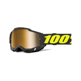 óculos com lentes espelhadas douradas accuri 2