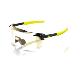 óculos desportivos para ciclismo aerocraft gloss metallic black gold mirror photochromic