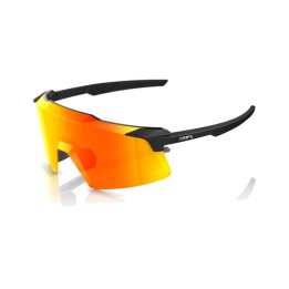 brýle na kolo cyklistika sport aerocraft soft tact black  hiper red multilayer mirror