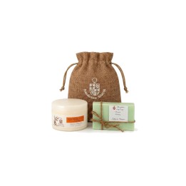 pack sapone di rosmarino e crema di avena in sacchetto - cosmetica naturale, cura della pelle monjas benedictinas monasterio santa cruz sahagún