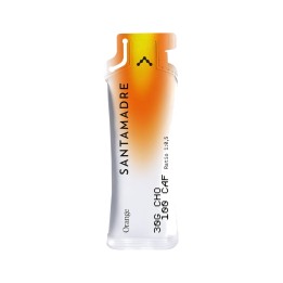 orange-flavored gel with caffeine and carbohydrates 30 x 50ml