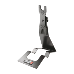 adjustable bicycle display. lateral attachment to the rear axle