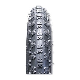 cubierta neumático negra hutchinson 12-1/2 x 2-1/4 para bicicletas de niños - semi-slick para uso en ciudad y caminos de tierra y asfalto