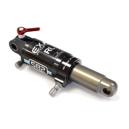 amortiguador de suspensión trasera doble ks hidráulica muy regulable para bicicletas de aluminio 6061