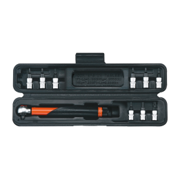 wrench, dynametric 1/4" 3-15nm with bag and hexagonal wrenches and torx bici bi