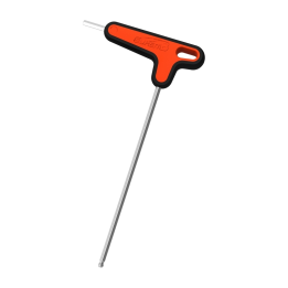 wrench, in t, l, allen, with handle 4 mm