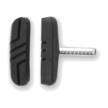 cantilever brake shoes for wet conditions - complete set with special stud for mountain, city, children's, cyclocross and trekking/touring bikes alhonga