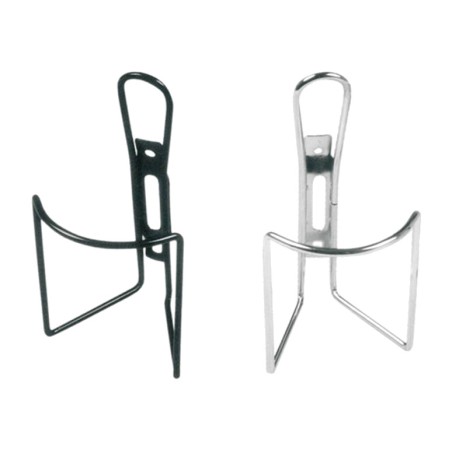 chromed steel bottle cage for v bike bicycle - recommended use in the city, children and trekking/touring