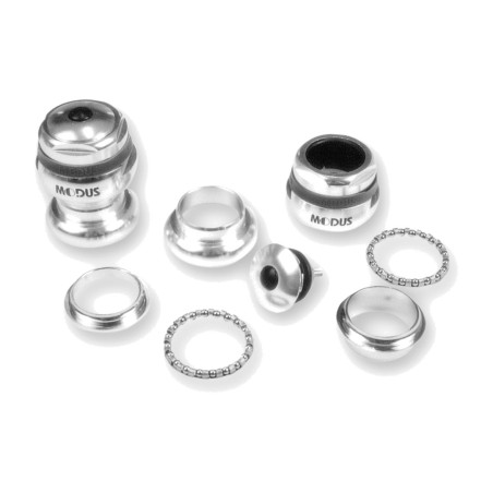 set, steering a-head, aluminum, bearings 1-1/8