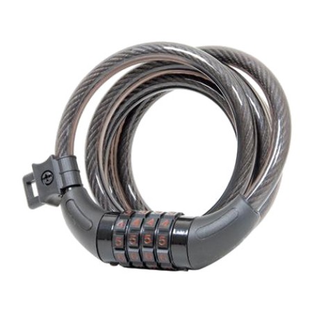 spiral padlock with combination panther