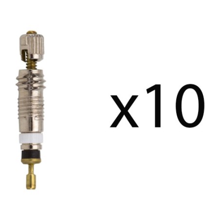 blister pack of 10 presta valve cores for bicycles