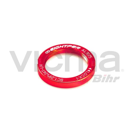 arruela fixada rojo