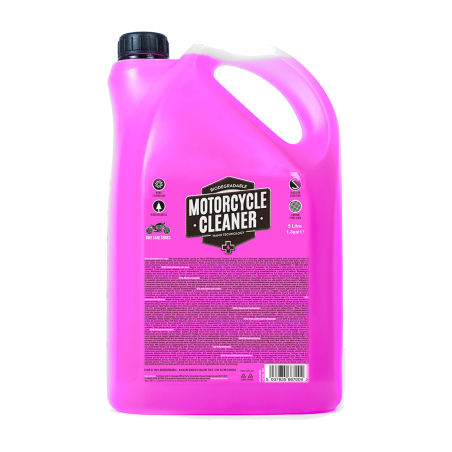 muc-off motorcycle cleaner 5l - nano tech formula, alkaline based and 100% biodegradable