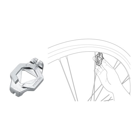 llave de radios duospoke 13g/4.3mm
