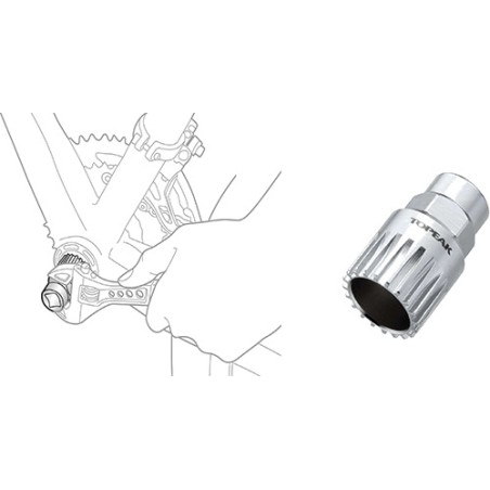 llave herramienta extractor de cazoletas