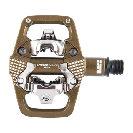bicycle pedals x-track en-rage plus bronze spd