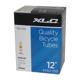 camara de aire para bicicleta 120-d32 12 1/2 x 2 1/4 47/62-203 dunlop 32mm