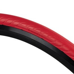 cubierta neumatico new slick 700x25 hard rojo o 25-622