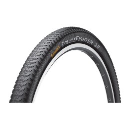 cubierta neumático continental double fighter iii 20x1.75 rígida negra 47-406