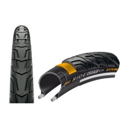 cubierta neumatico ride city 700x42c rigida negro con reflectante 42-622