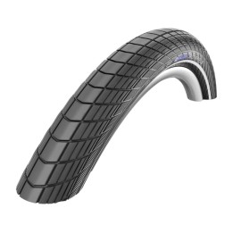 cubierta neumatico big apple 20x2.15 race-guard hs430 liteskin rigida negro con reflectante 55-406