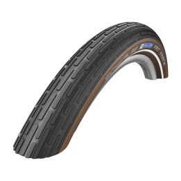 cubierta neumatico fat frank 28x2.00 k-guard activeline hs375 twinskin rigida negro/cafe refl. 50-622